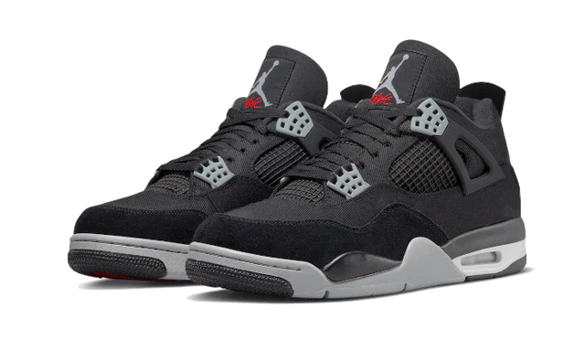 Air Jordan 4 Retro SE Black Canvas