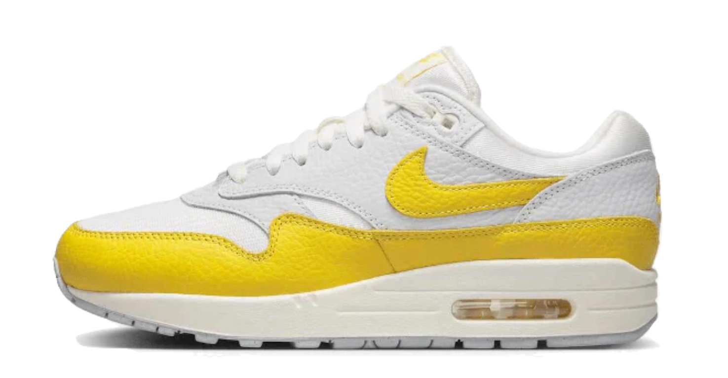 Nike Air Max 1 White Bright Yellow