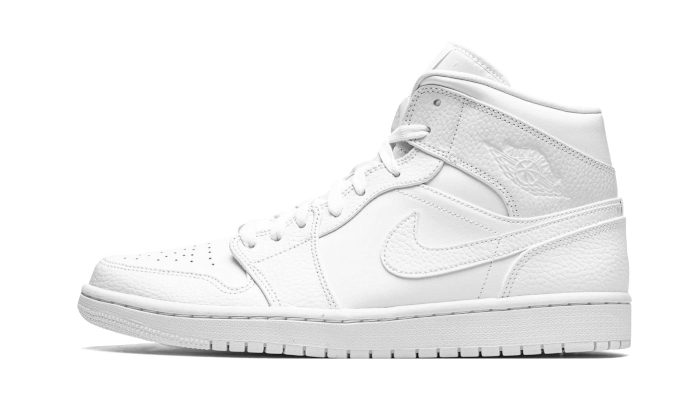 Air Jordan 1 Mid Triple White (2020)